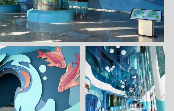 themed interior FRP package — fiberglass decorative environment