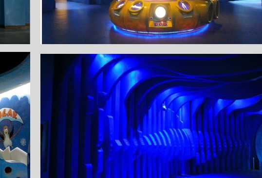 themed interior FRP package — fiberglass decorative environment