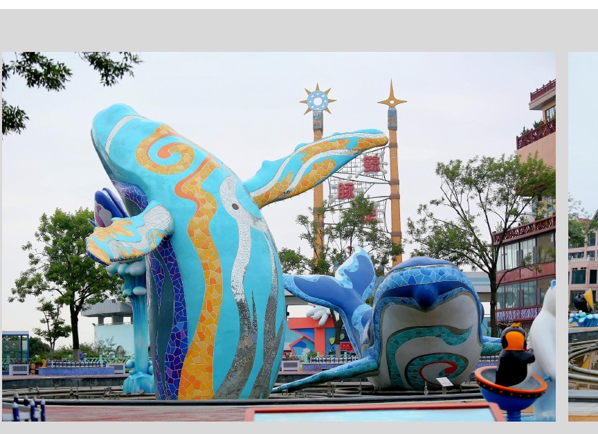 GRP sculptural fabrication — custom fiberglass decorative feature