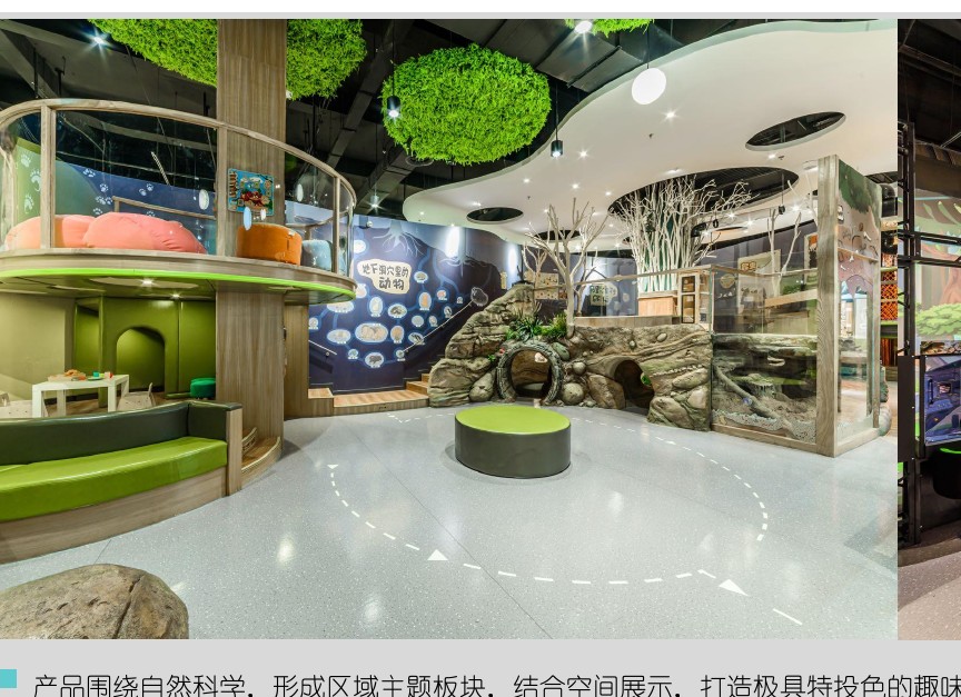 themed interior FRP package — fiberglass decorative environment