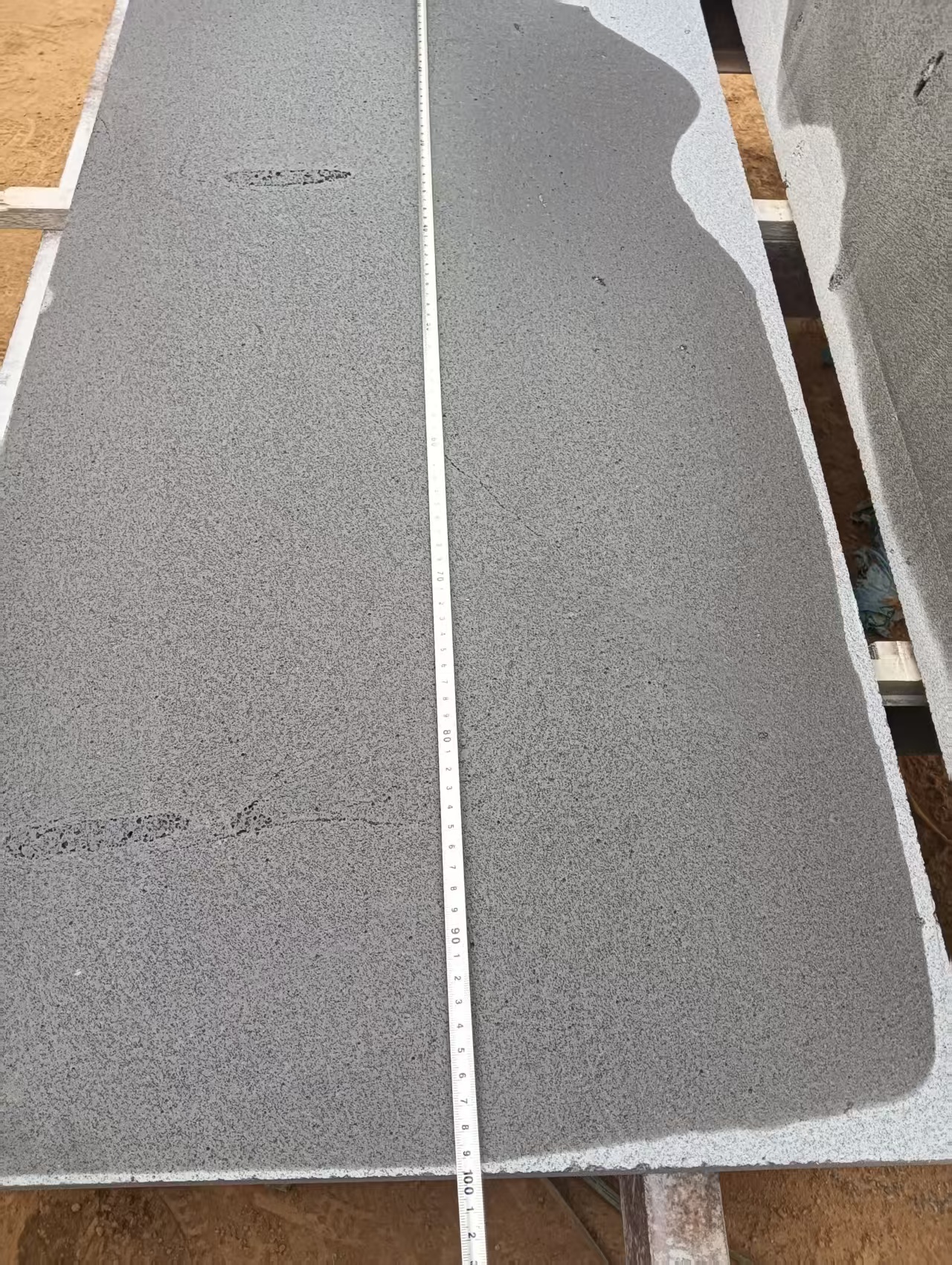 Honed basalt slab — China stone factory export