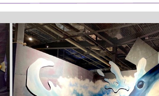 GRP sculptural fabrication — custom fiberglass decorative feature
